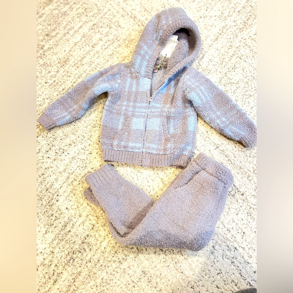 Barefoot Dreams toddler CC plaid Set